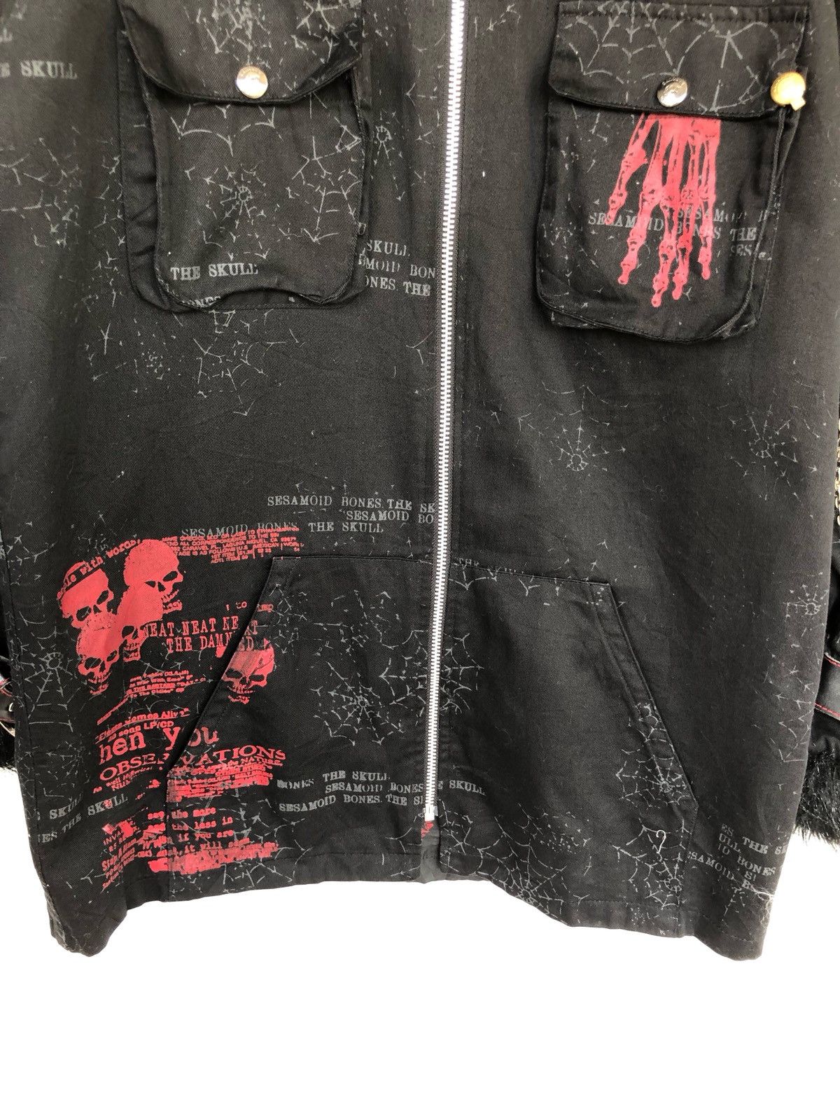 A.F.F.A. 🇯🇵 Made Goth 💀 Chaos Sex Pistol Punk Anorak Jacket Size US M / EU 48-50 / 2 - 8 Thumbnail