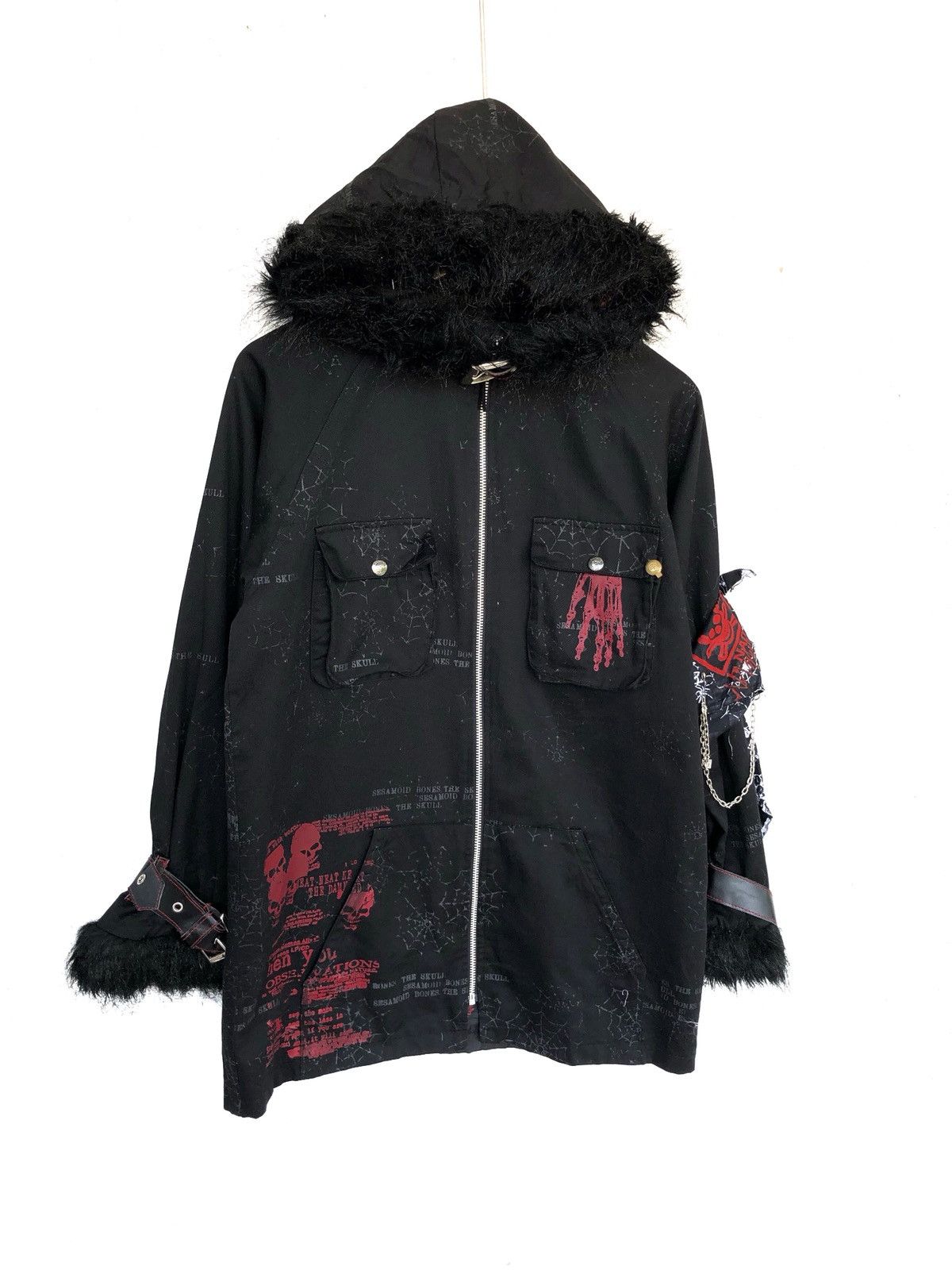 A.F.F.A. 🇯🇵 Made Goth 💀 Chaos Sex Pistol Punk Anorak Jacket Size US M / EU 48-50 / 2 - 3 Thumbnail