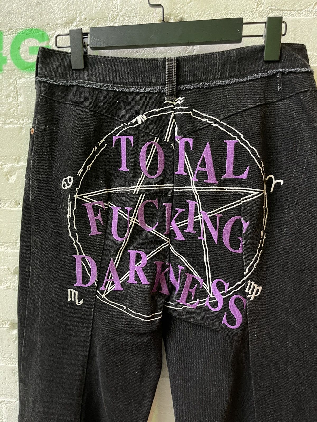 Vetements Vetements TOTAL FUCKING DARKNESS CUT SEW JEANS | Grailed