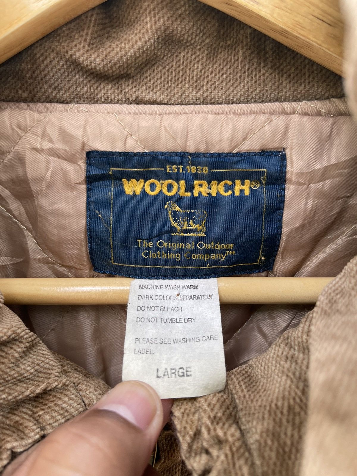 Vintage × Woolrich Woolen Mills Vintage Woolrich Trucker Jacket Size US L / EU 52-54 / 3 - 3 Thumbnail