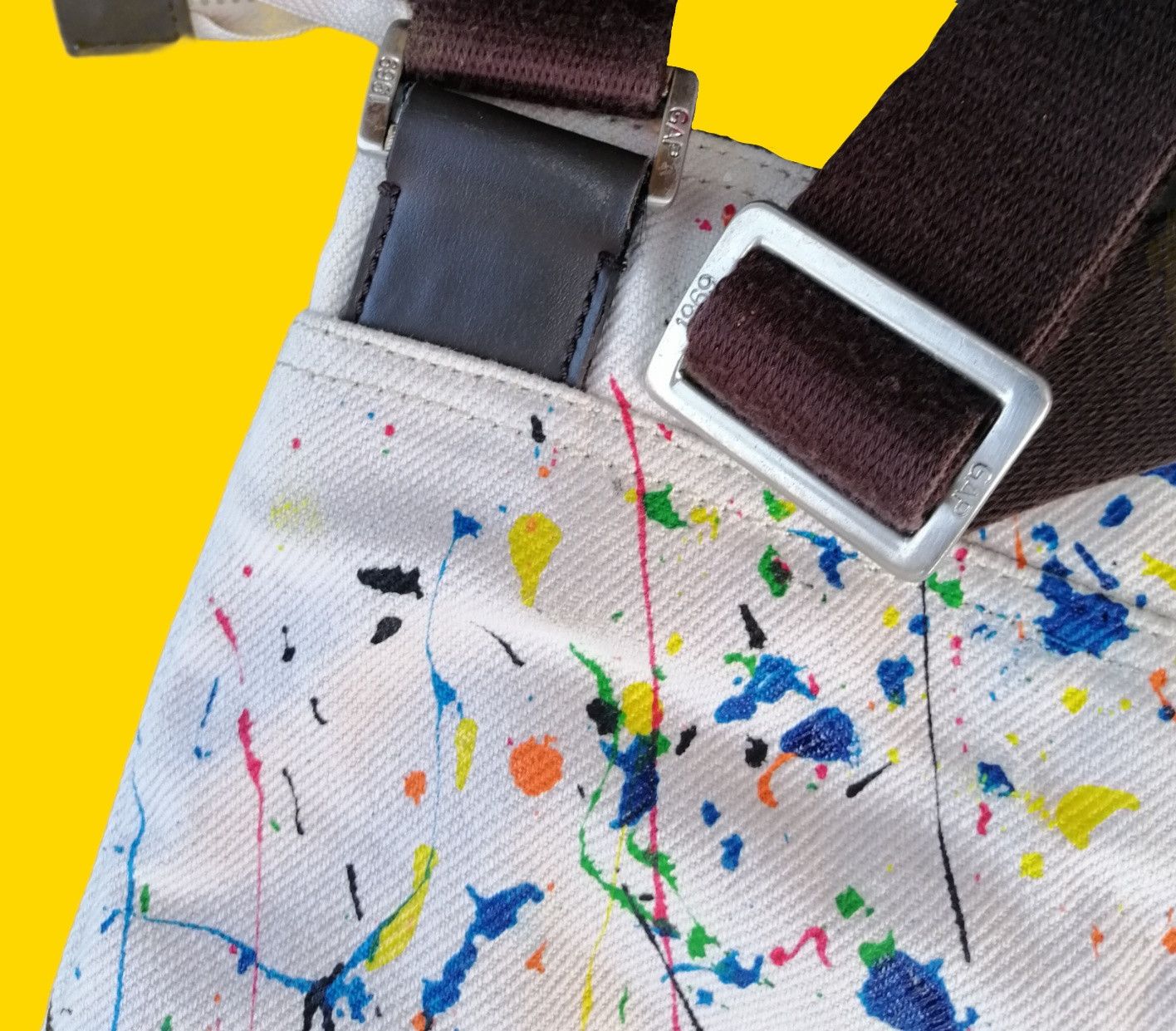 Gap × If Six Was Nine GAP Custom Painted Splatters CrossBody Bag Size ONE SIZE - 9 Thumbnail