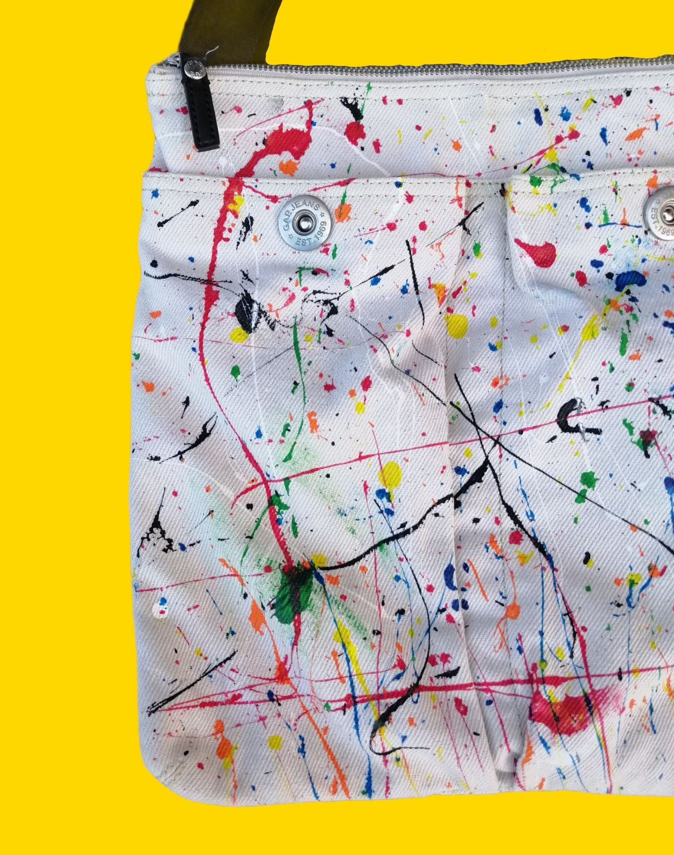 Gap × If Six Was Nine GAP Custom Painted Splatters CrossBody Bag Size ONE SIZE - 3 Thumbnail