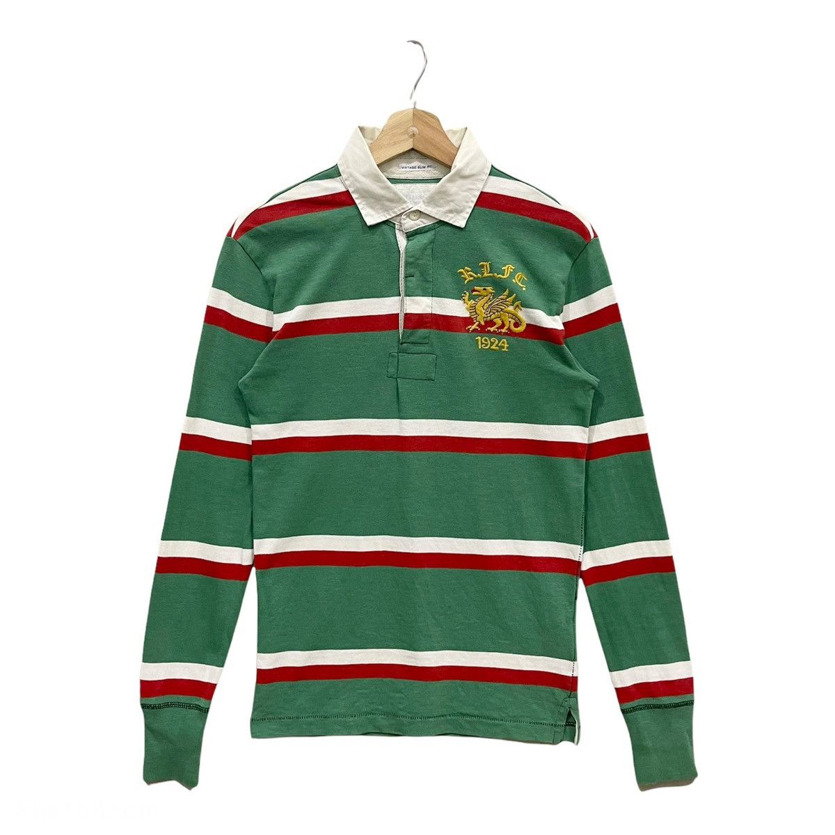 Polo Ralph Lauren Vintage Polo Ralph Lauren Rugby Striped Size US XS / EU 42 / 0 - 1 Thumbnail