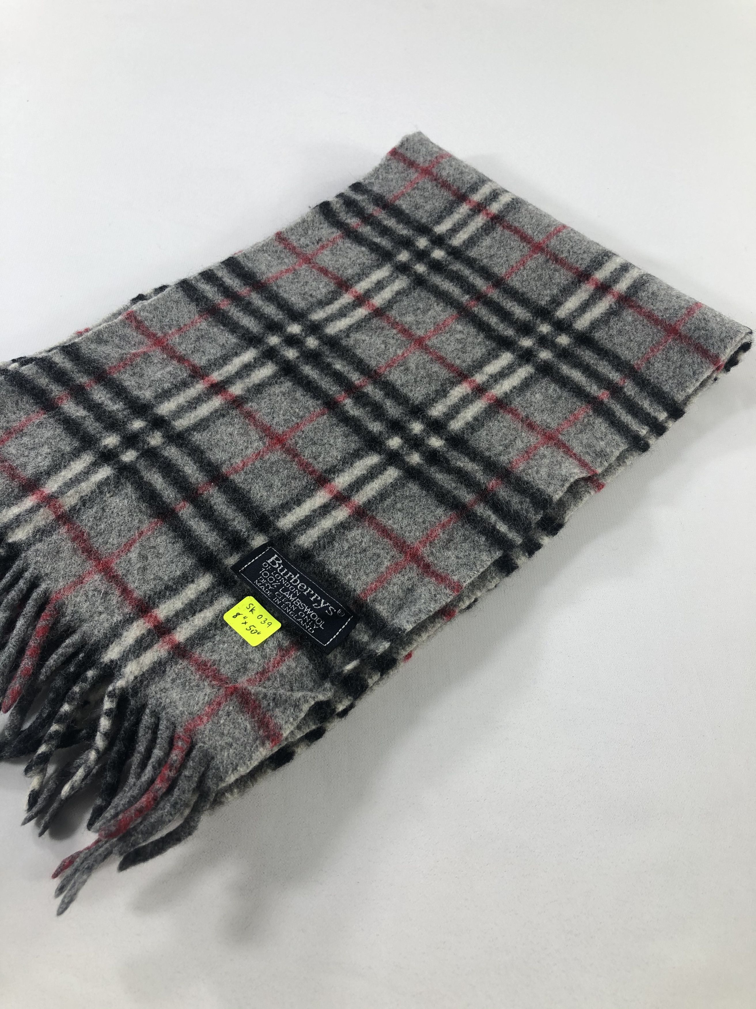 Burberry Burberry Lambswool Scarf / Muffler / Neckwear Size ONE SIZE - 6 Thumbnail