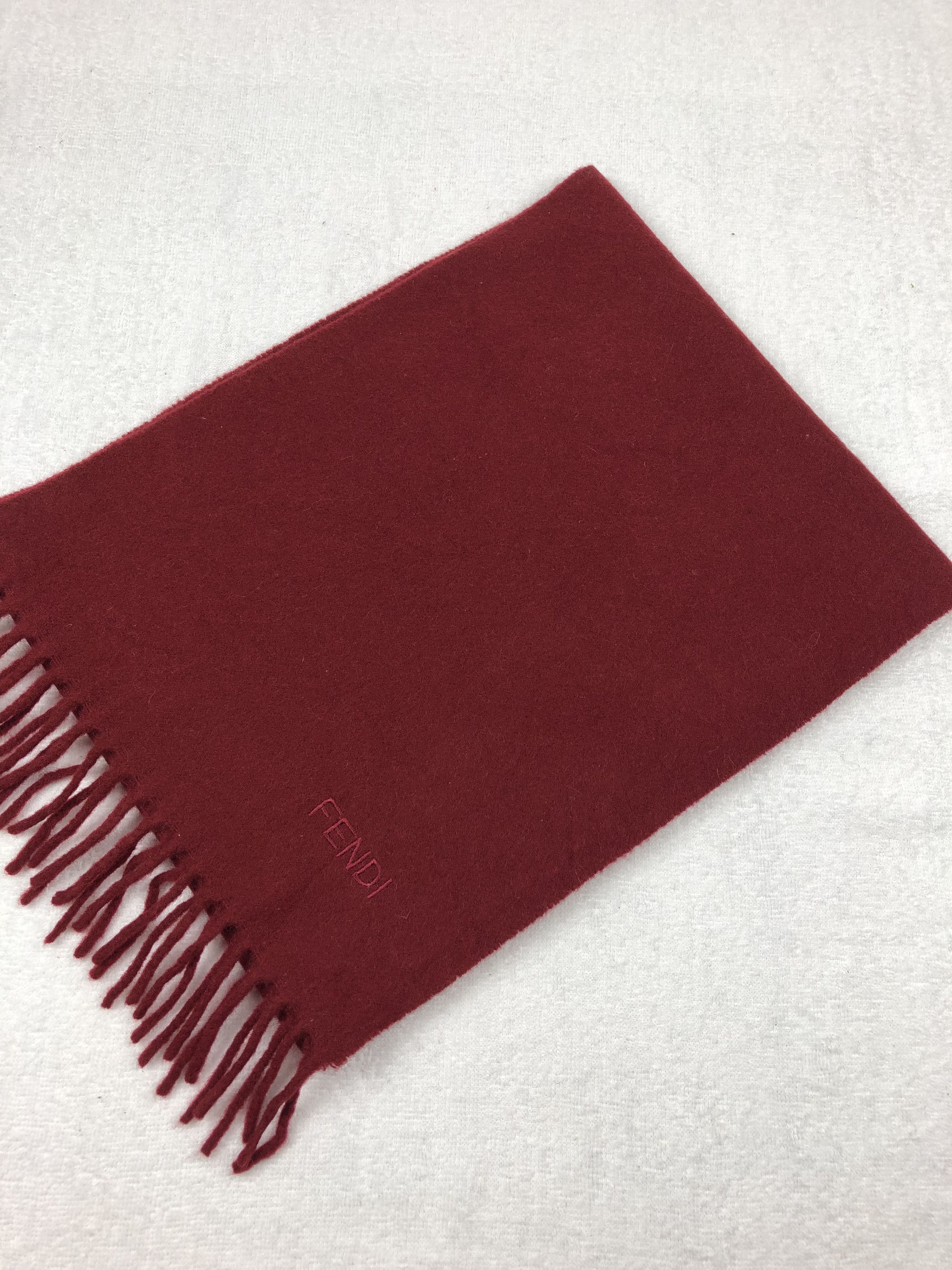 Vintage Fendi Wool Scarf / Muffler / Neckwear Size ONE SIZE - 4 Thumbnail