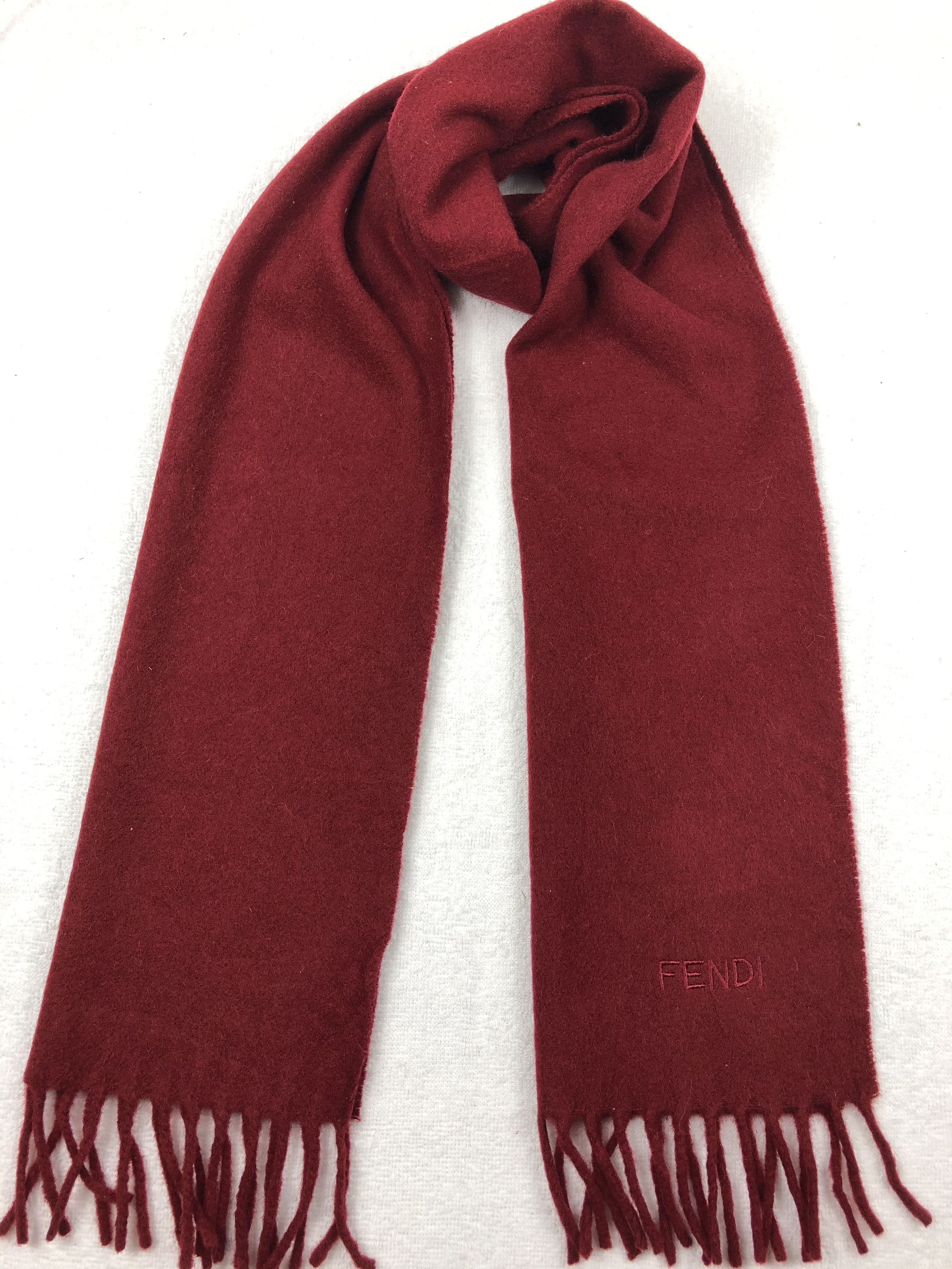 Vintage Fendi Wool Scarf / Muffler / Neckwear Size ONE SIZE - 1 Thumbnail