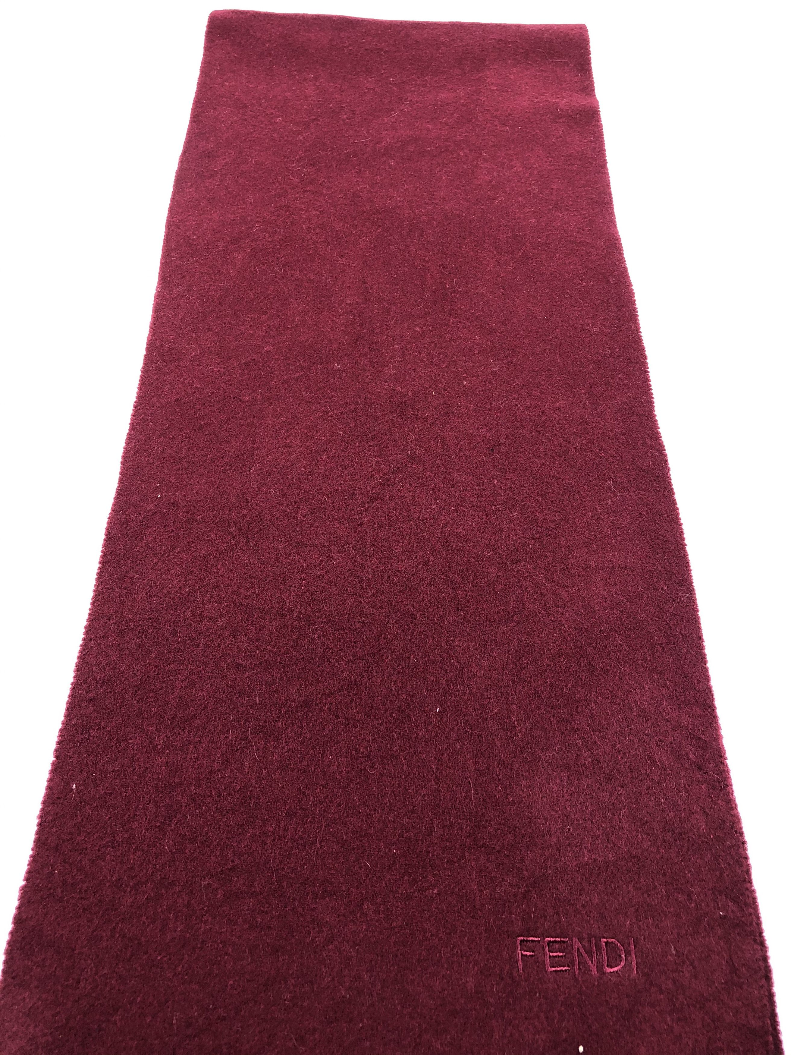 Vintage Fendi Wool Scarf / Muffler / Neckwear Size ONE SIZE - 2 Thumbnail