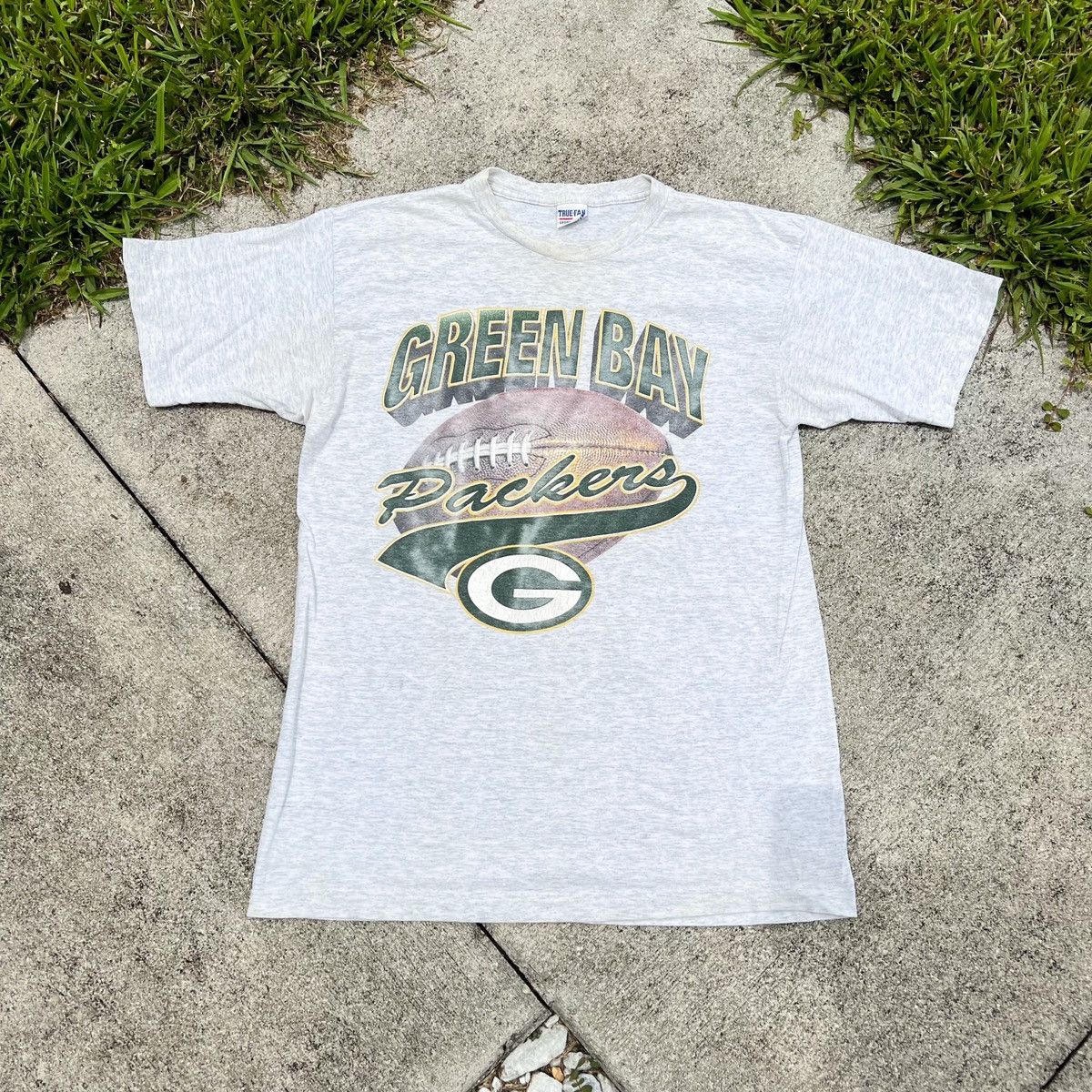 NFL × Vintage Vintage 90s Green Bay Packers NFL Football Tee Size US L / EU 52-54 / 3 - 2 Thumbnail