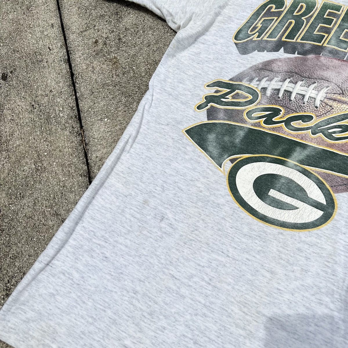 NFL × Vintage Vintage 90s Green Bay Packers NFL Football Tee Size US L / EU 52-54 / 3 - 4 Thumbnail