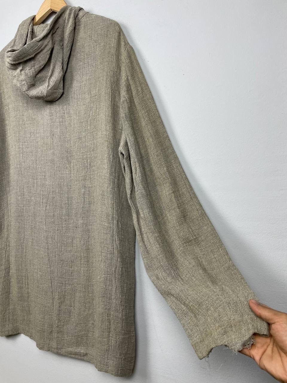 Issey Miyake × Japanese Brand × Tete Homme Tete Homme Issey Miyake Linen Jacket Size US L / EU 52-54 / 3 - 7 Thumbnail