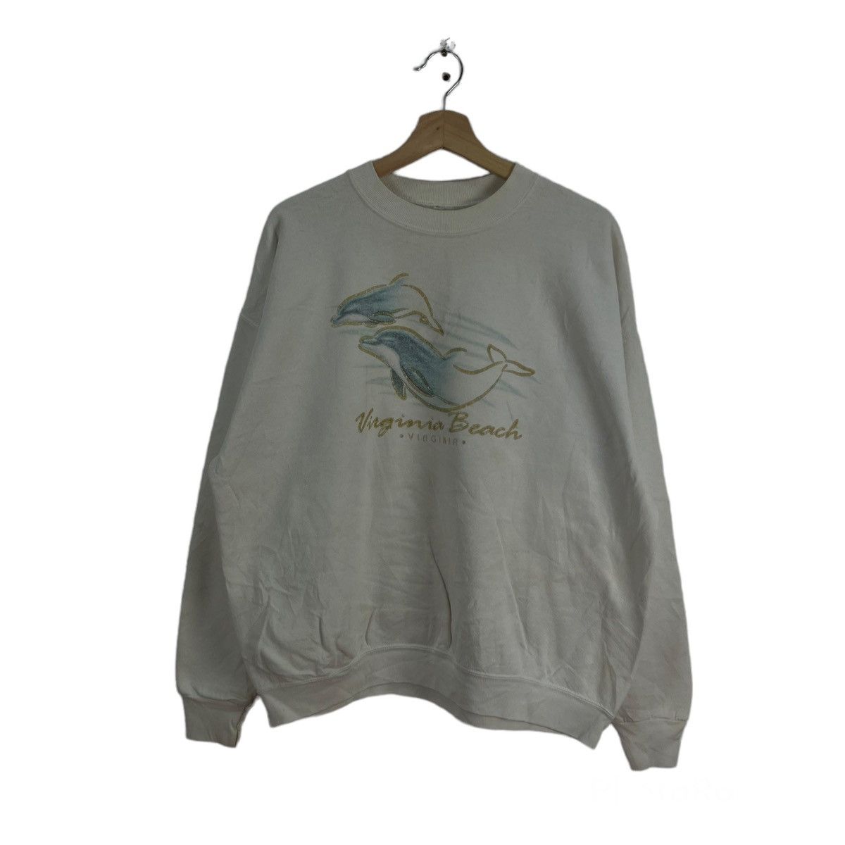 Vintage VINTAGE SWEATSHIRT MADE IN USA BIG LOGO VIRGINIR BEACH Size US M / EU 48-50 / 2 - 1 Thumbnail