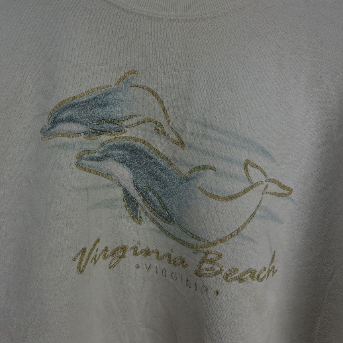 Vintage VINTAGE SWEATSHIRT MADE IN USA BIG LOGO VIRGINIR BEACH Size US M / EU 48-50 / 2 - 5 Thumbnail