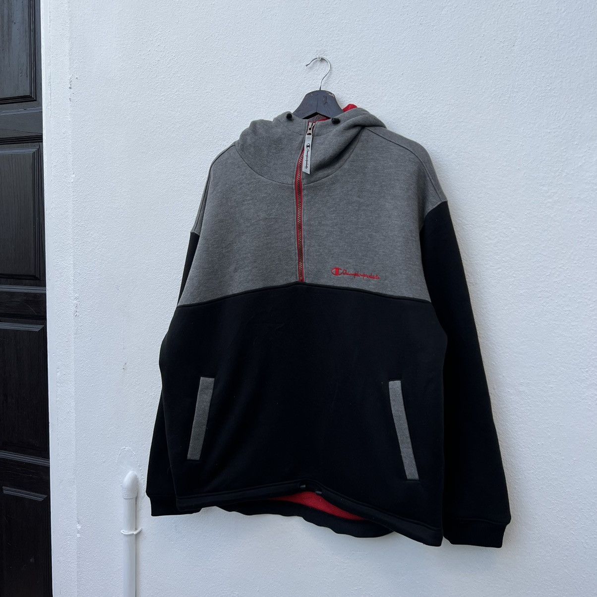 Champion VINTAGE CHAMPION USA ZIPPER HOODIE JACKET Size US M / EU 48-50 / 2 - 2 Thumbnail