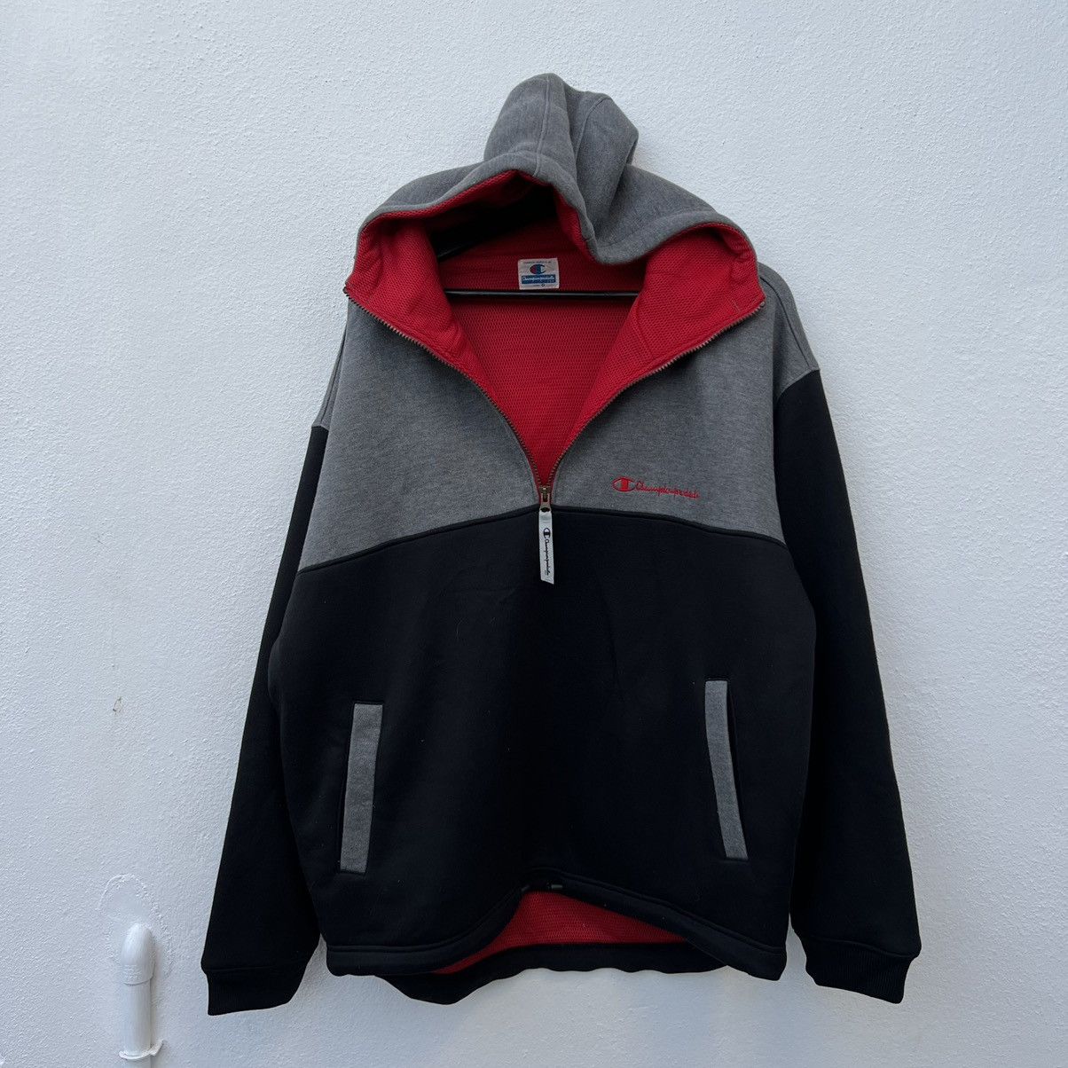 Champion VINTAGE CHAMPION USA ZIPPER HOODIE JACKET Size US M / EU 48-50 / 2 - 11 Thumbnail