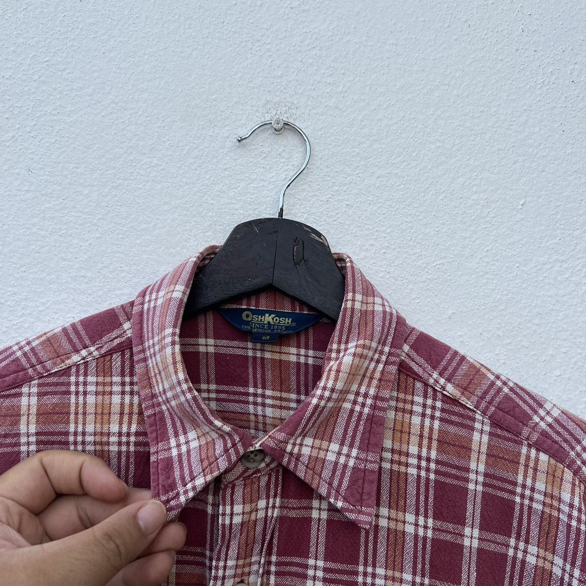 Flannel VINTAGE OSHKOSH FLANNEL SHIRT TARTAN DESIGN WORKERS WEAR Size US M / EU 48-50 / 2 - 7 Thumbnail