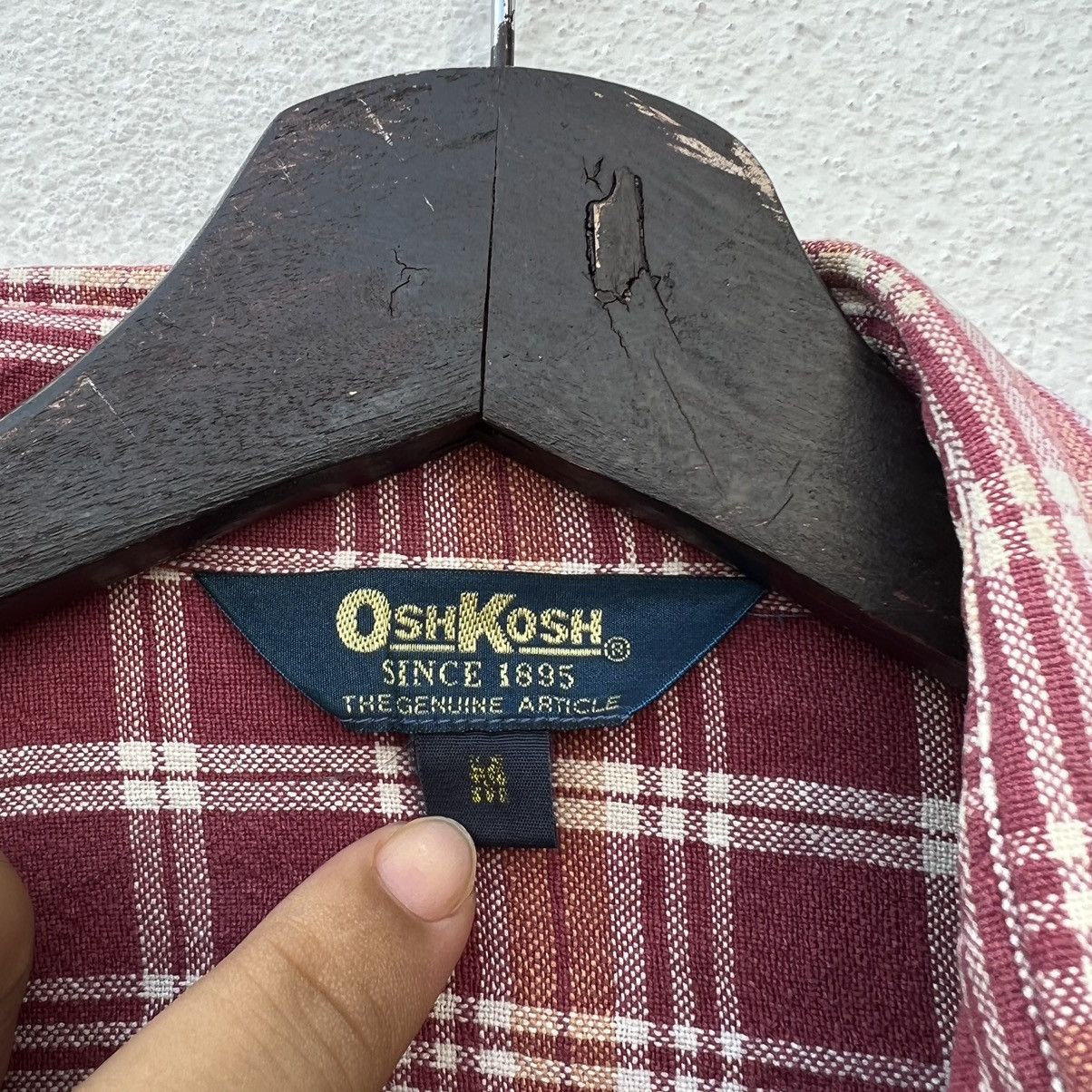 Flannel VINTAGE OSHKOSH FLANNEL SHIRT TARTAN DESIGN WORKERS WEAR Size US M / EU 48-50 / 2 - 11 Thumbnail