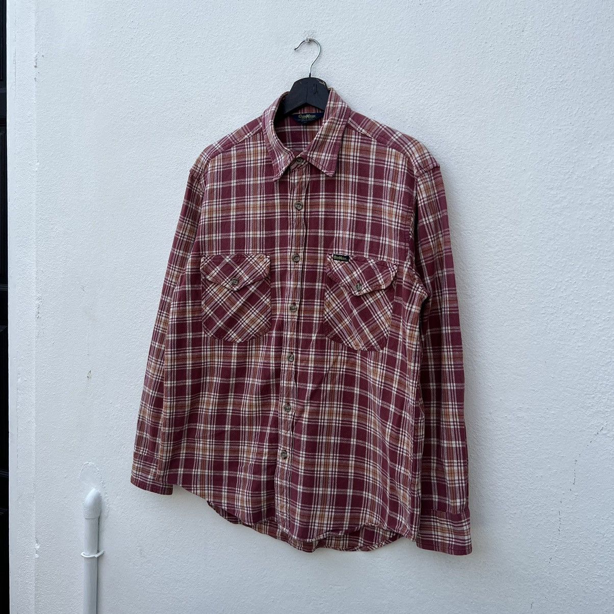 Flannel VINTAGE OSHKOSH FLANNEL SHIRT TARTAN DESIGN WORKERS WEAR Size US M / EU 48-50 / 2 - 2 Thumbnail