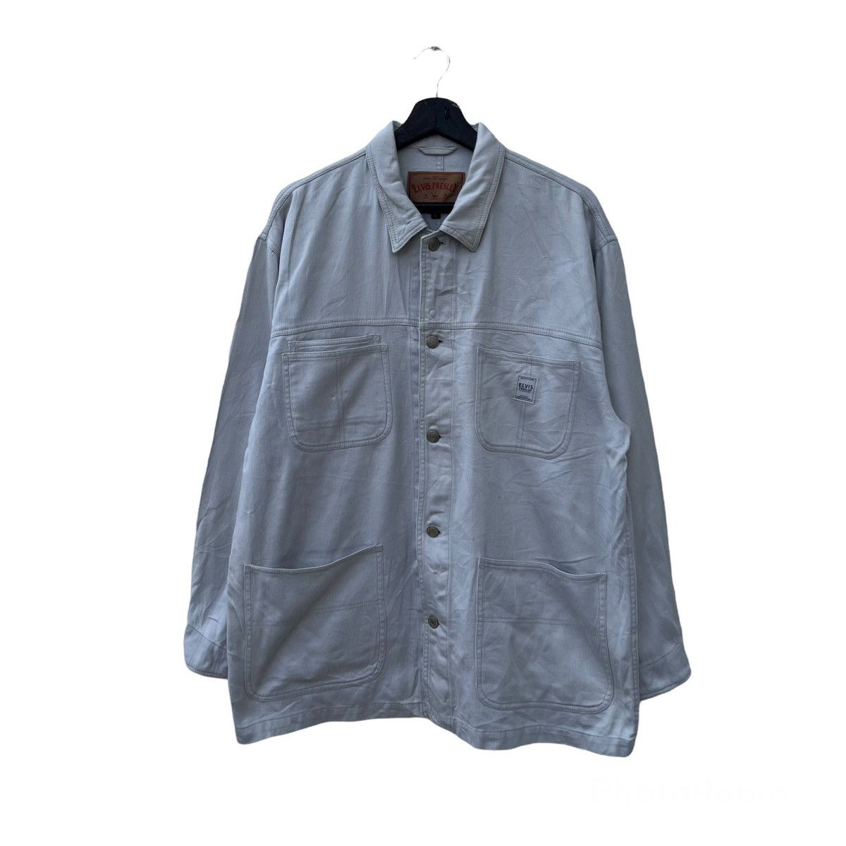 Japanese Brand VINTAGE HIKORY CHORE JACKET CARGO ELVIS PRESLEY Size US L / EU 52-54 / 3 - 1 Thumbnail