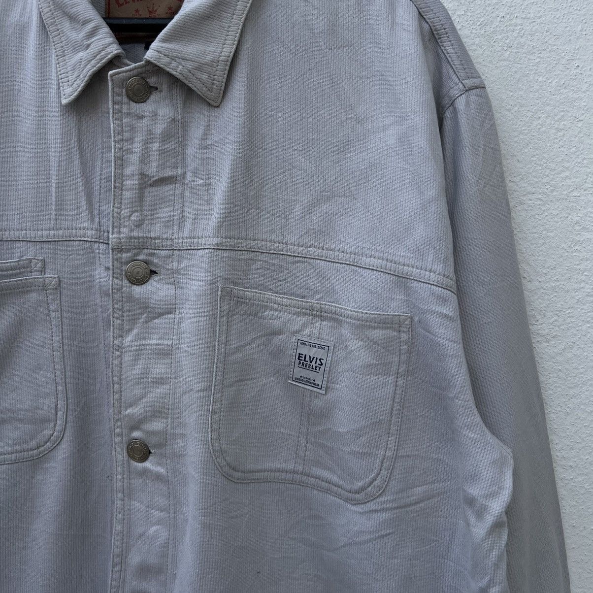 Japanese Brand VINTAGE HIKORY CHORE JACKET CARGO ELVIS PRESLEY Size US L / EU 52-54 / 3 - 6 Thumbnail