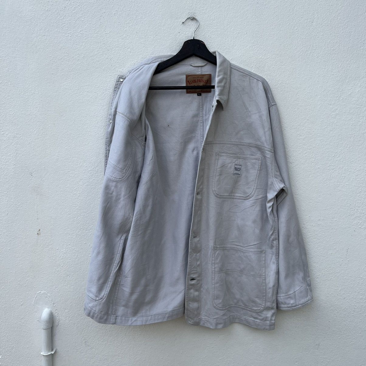 Japanese Brand VINTAGE HIKORY CHORE JACKET CARGO ELVIS PRESLEY Size US L / EU 52-54 / 3 - 12 Thumbnail
