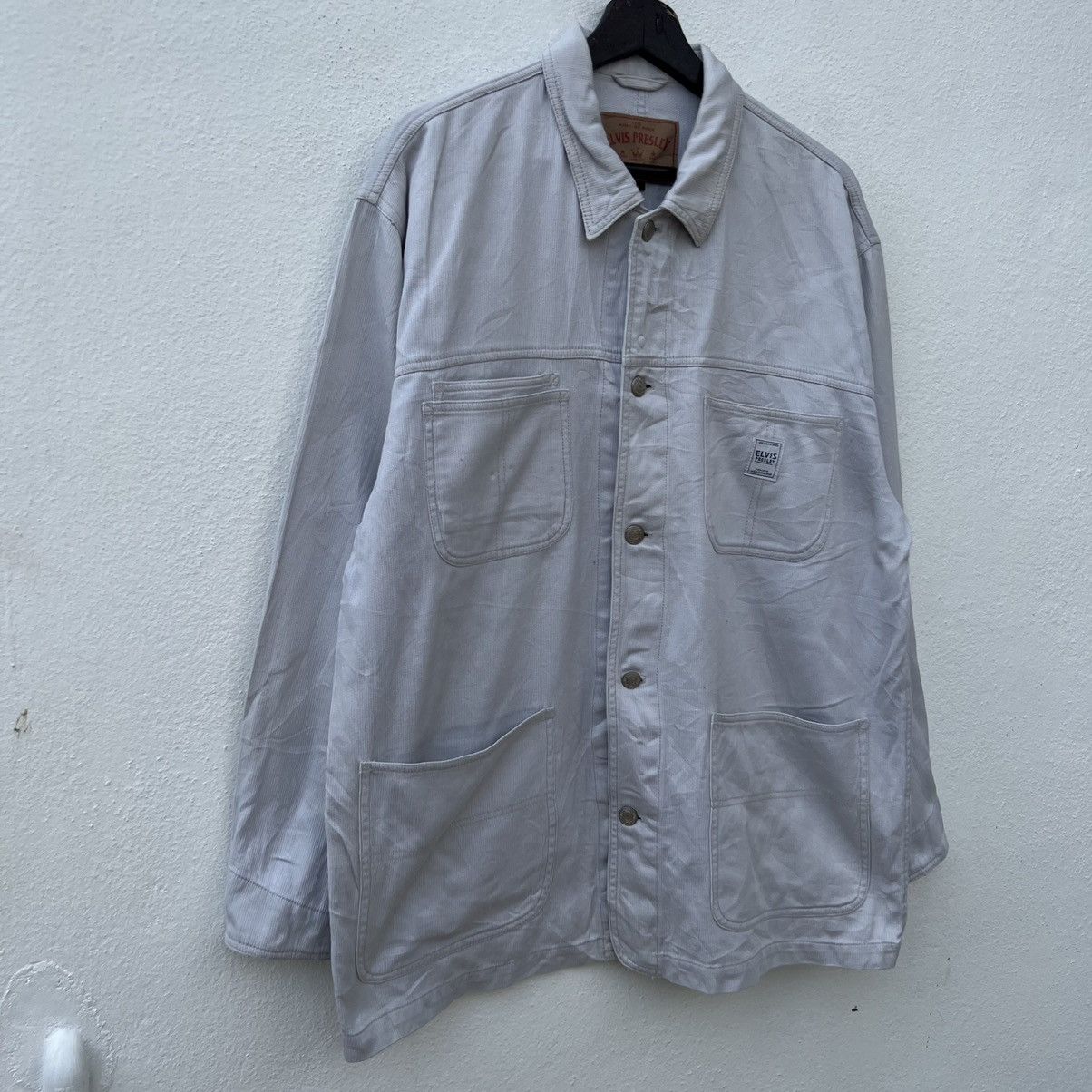 Japanese Brand VINTAGE HIKORY CHORE JACKET CARGO ELVIS PRESLEY Size US L / EU 52-54 / 3 - 5 Thumbnail