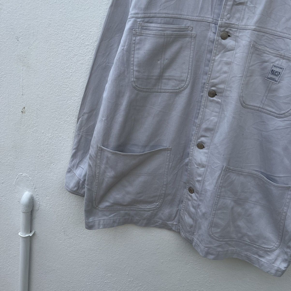 Japanese Brand VINTAGE HIKORY CHORE JACKET CARGO ELVIS PRESLEY Size US L / EU 52-54 / 3 - 4 Thumbnail