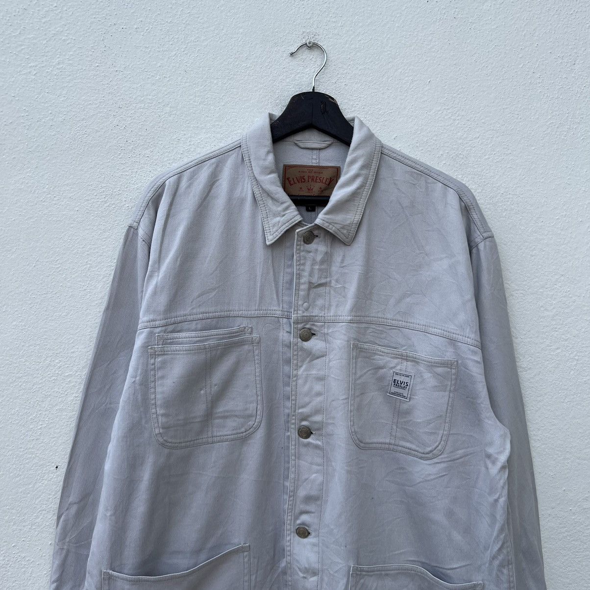 Japanese Brand VINTAGE HIKORY CHORE JACKET CARGO ELVIS PRESLEY Size US L / EU 52-54 / 3 - 3 Thumbnail