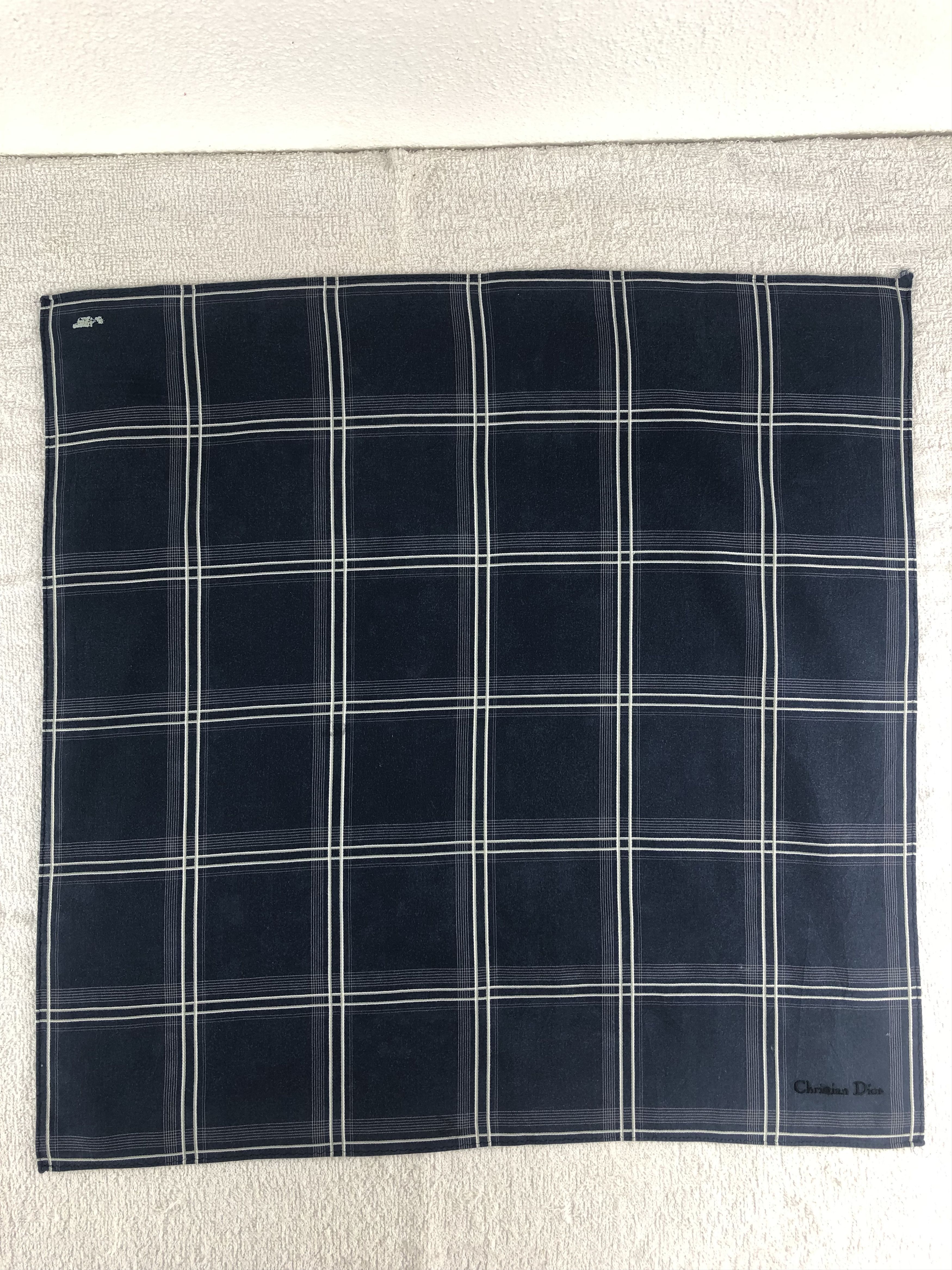 Vintage Christian Dior Handkerchief / Bandana / Neckerchief C117 Size ONE SIZE - 3 Thumbnail