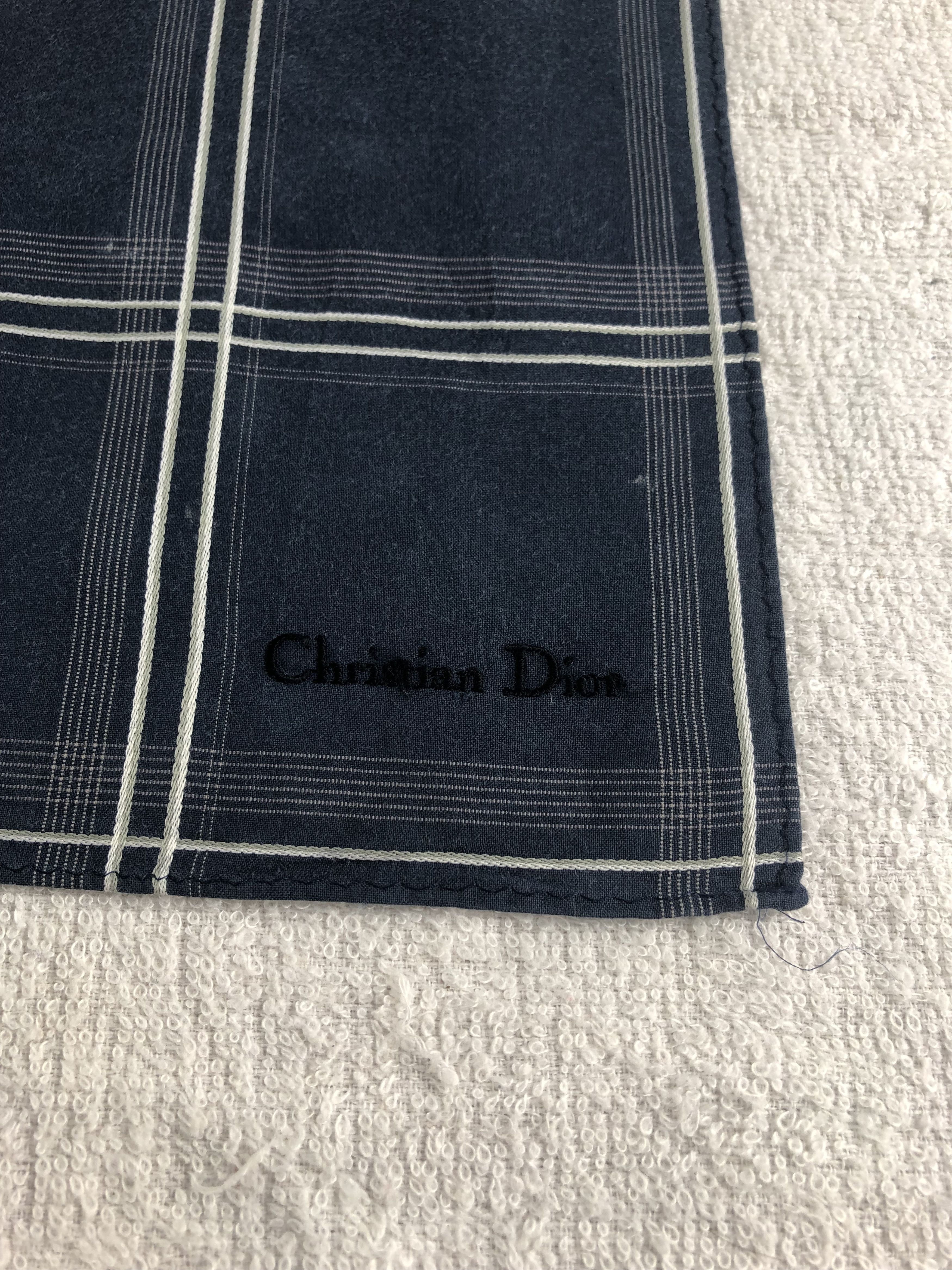 Vintage Christian Dior Handkerchief / Bandana / Neckerchief C117 Size ONE SIZE - 5 Thumbnail