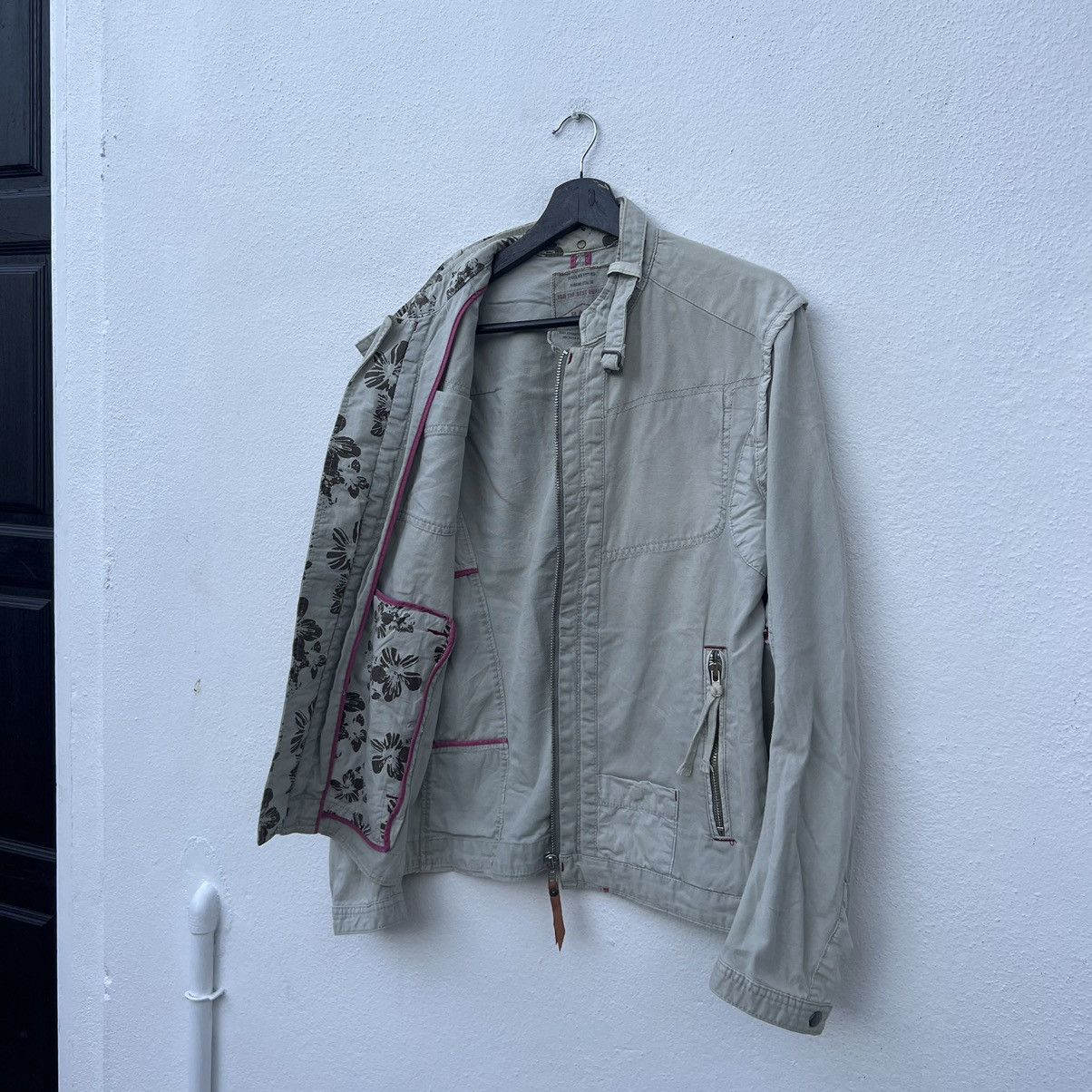 Japanese Brand VINTAGE BALL PARACHUTE JACKET INSPIRED BY SCHOTT PERFECTO Size US M / EU 48-50 / 2 - 12 Thumbnail