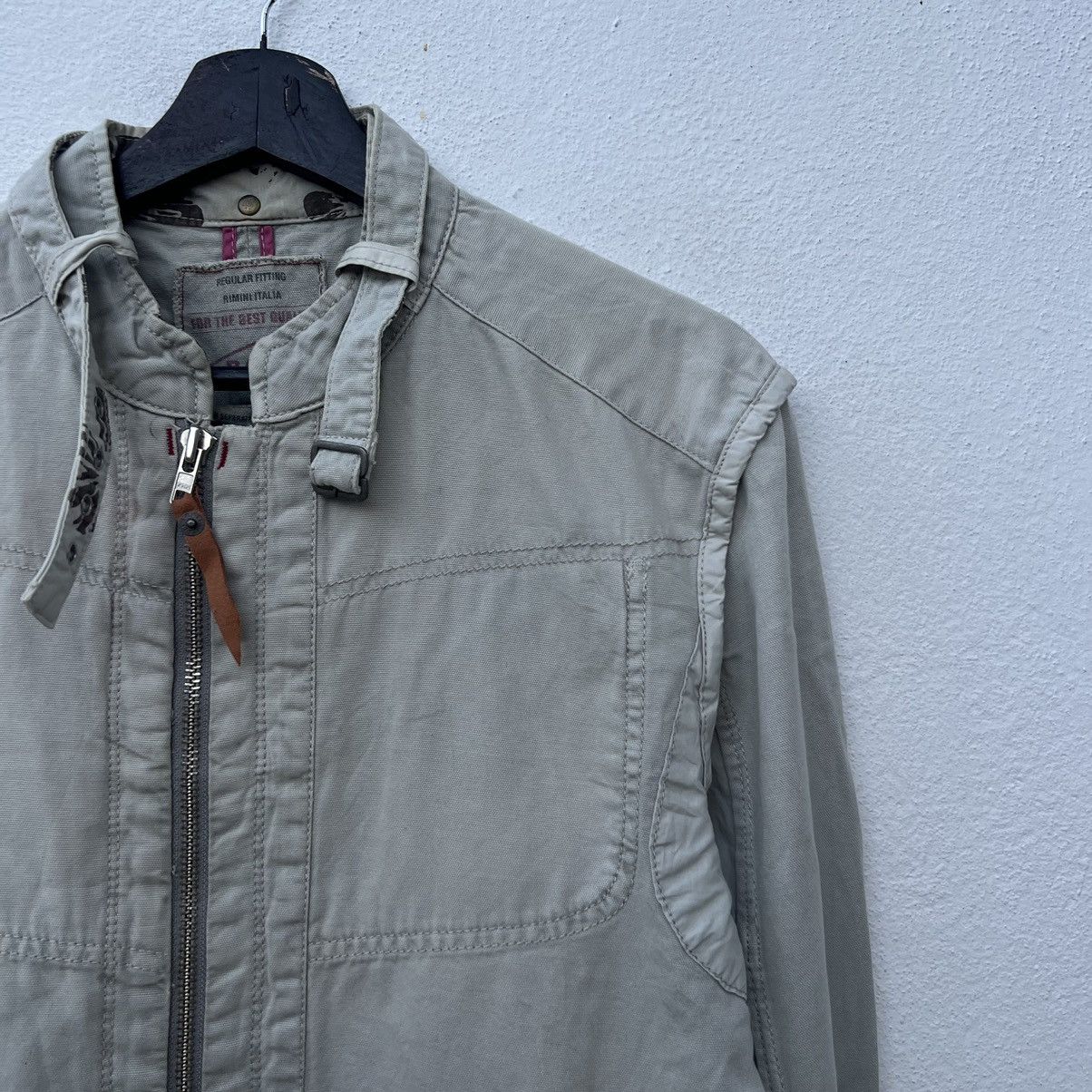 Japanese Brand VINTAGE BALL PARACHUTE JACKET INSPIRED BY SCHOTT PERFECTO Size US M / EU 48-50 / 2 - 5 Thumbnail
