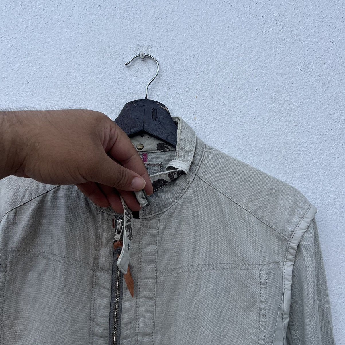 Japanese Brand VINTAGE BALL PARACHUTE JACKET INSPIRED BY SCHOTT PERFECTO Size US M / EU 48-50 / 2 - 6 Thumbnail