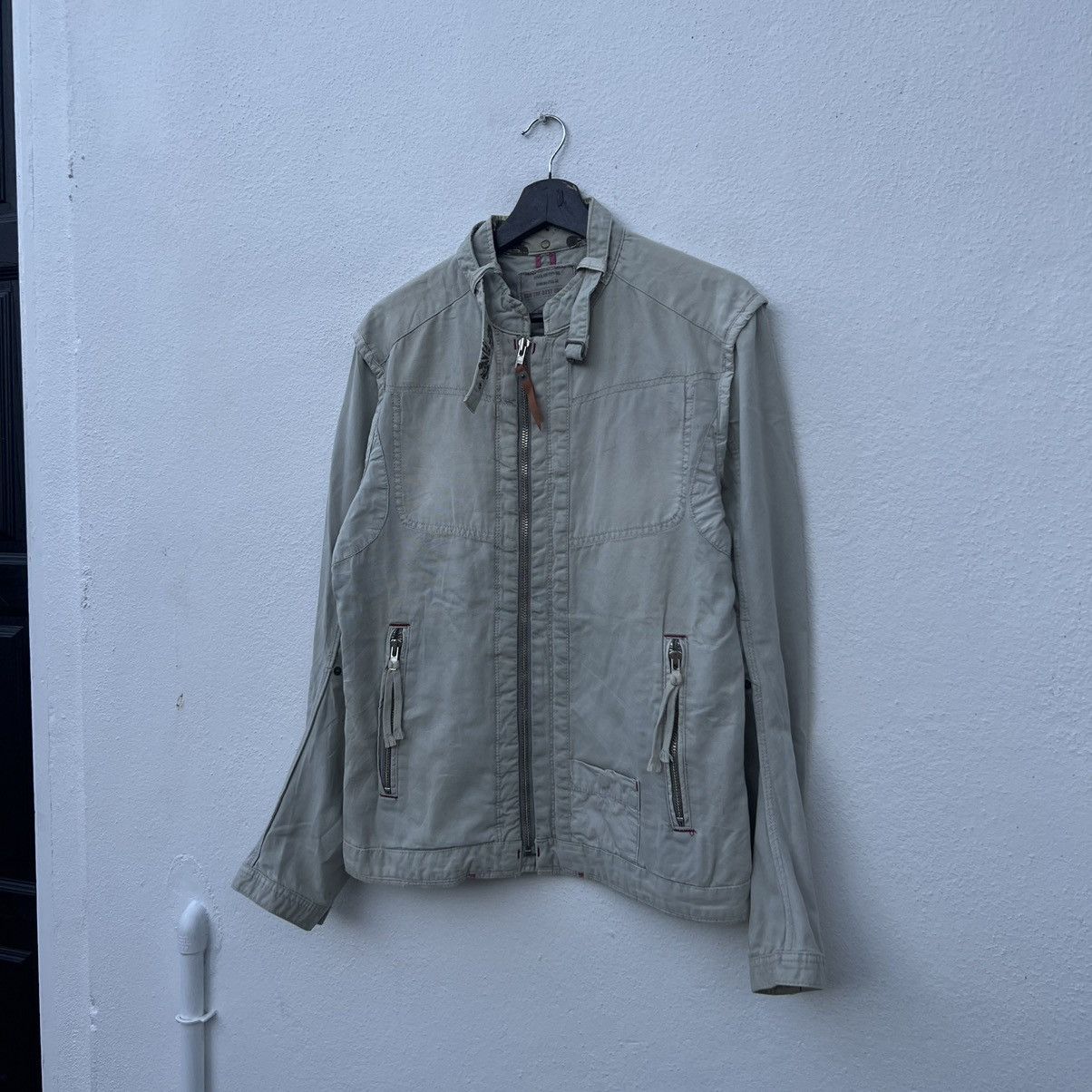 Japanese Brand VINTAGE BALL PARACHUTE JACKET INSPIRED BY SCHOTT PERFECTO Size US M / EU 48-50 / 2 - 2 Thumbnail