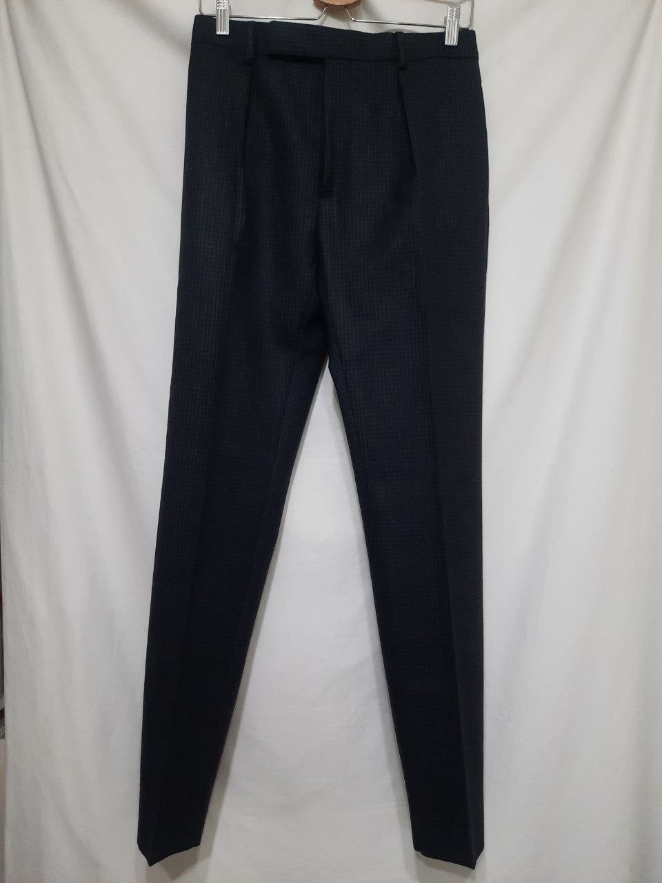 Celine × Hedi Slimane *New* Classic Checkered Slim Suit Trousers Size US 30 / EU 46 - 1 Thumbnail
