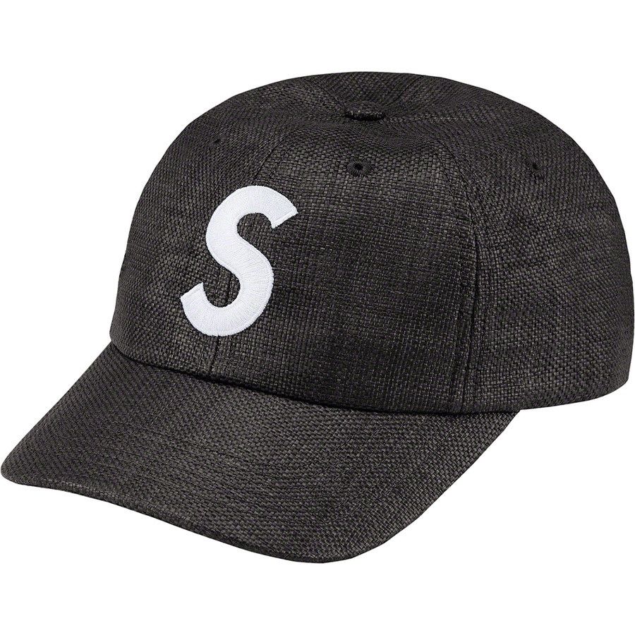 Supreme Supreme Raffia S Logo 6-Panel Black | Grailed