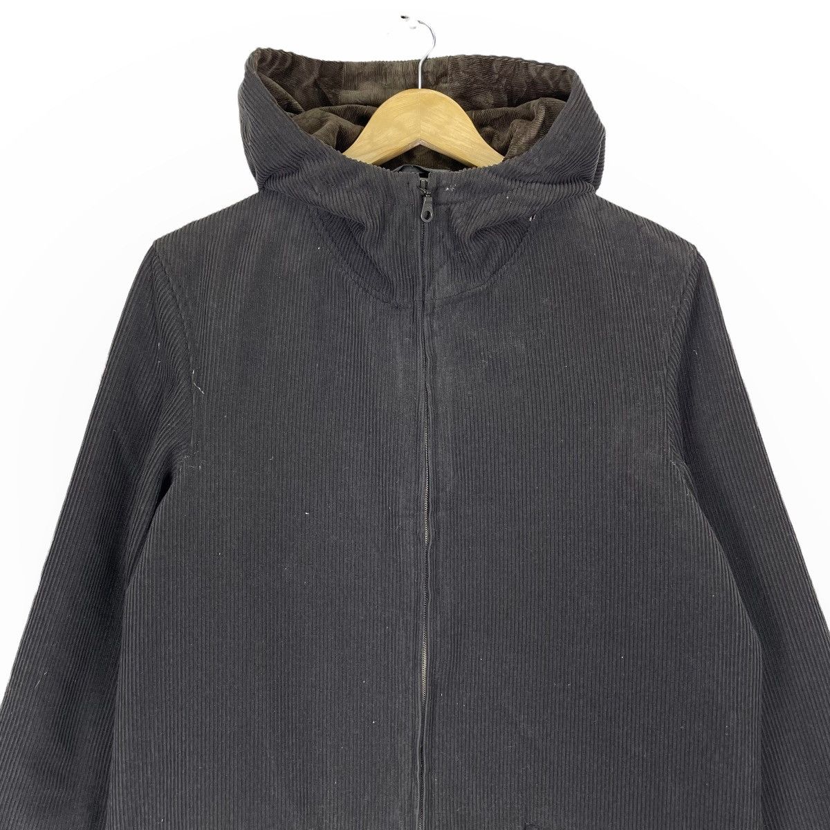 Yohji Yamamoto ☀️YOHJI YAMAMOTO SIGNATURE CORDUROY HOODIE ZIPPER JACKET Size US L / EU 52-54 / 3 - 3 Thumbnail