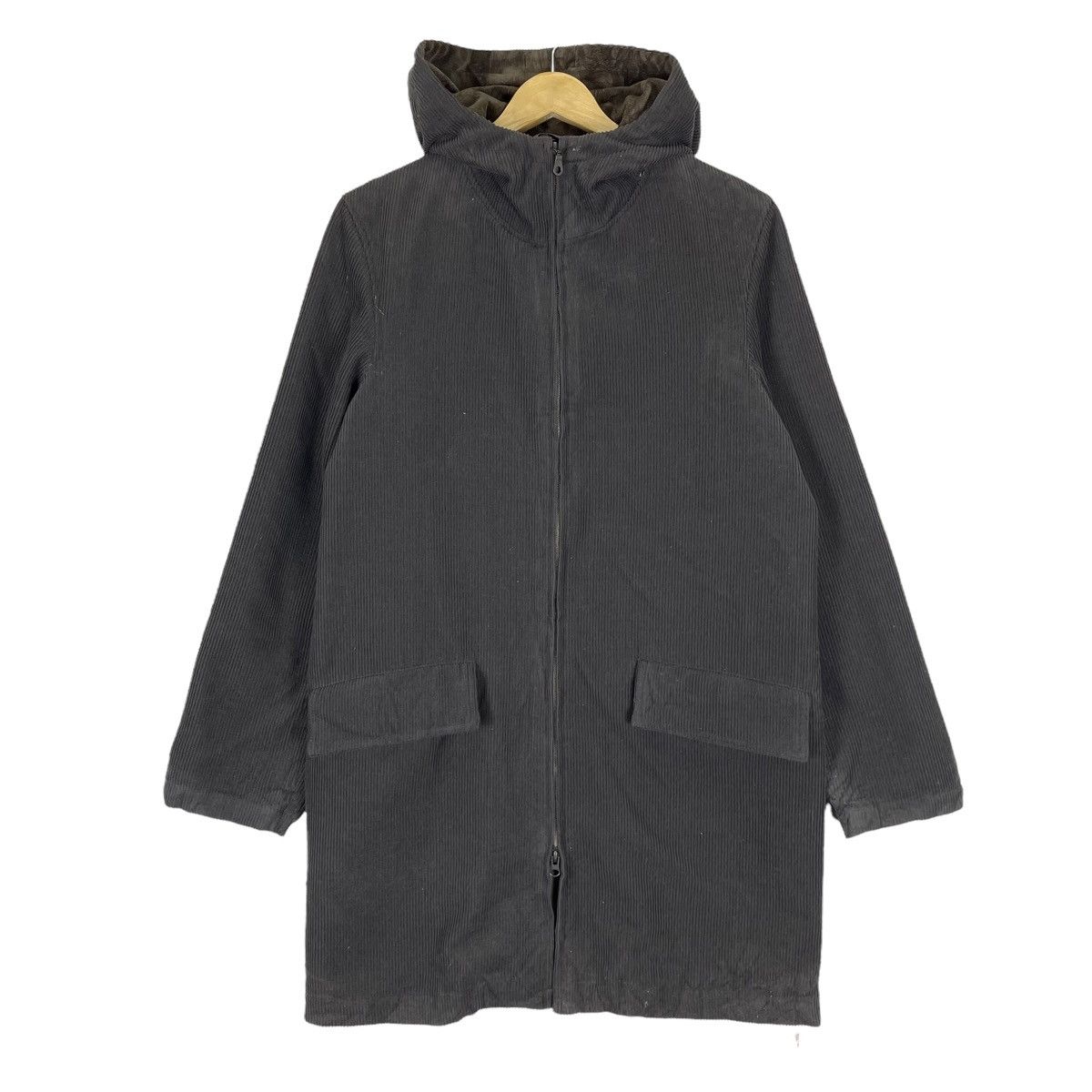Yohji Yamamoto ☀️YOHJI YAMAMOTO SIGNATURE CORDUROY HOODIE ZIPPER JACKET Size US L / EU 52-54 / 3 - 2 Thumbnail