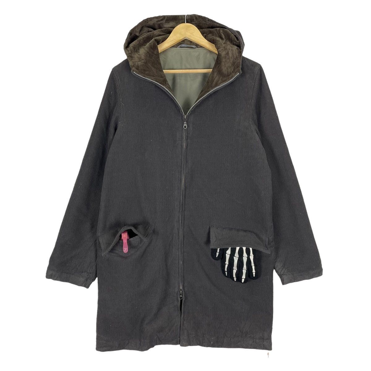 Yohji Yamamoto ☀️YOHJI YAMAMOTO SIGNATURE CORDUROY HOODIE ZIPPER JACKET Size US L / EU 52-54 / 3 - 1 Thumbnail