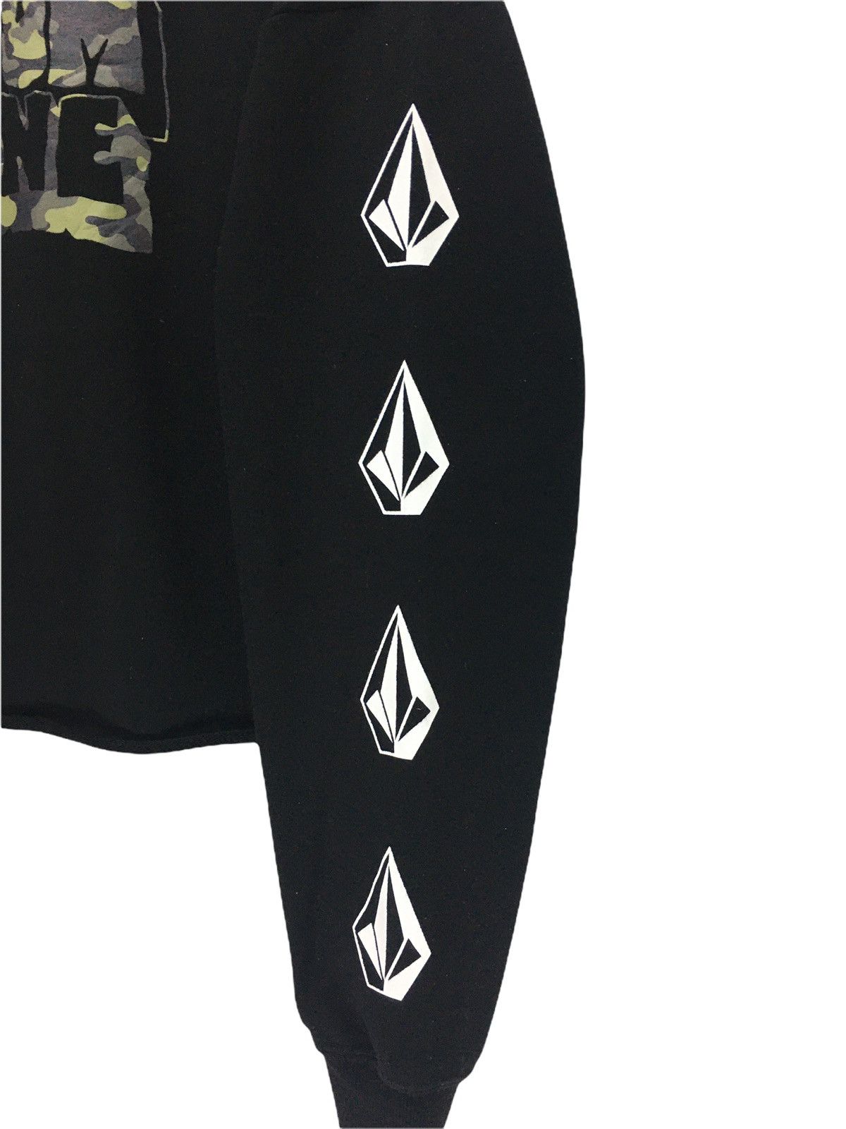 Volcom Vintage Volcom Big Logo Crop Top Sweatshirt Size M / US 6-8 / IT 42-44 - 5 Thumbnail