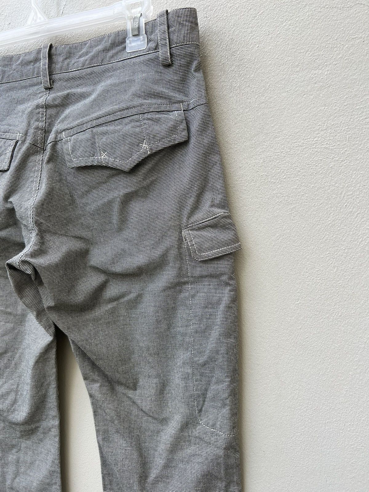Vintage Estnation Japan Houndstooth Cargo Trouser Pant Size US 30 / EU 46 - 17 Thumbnail