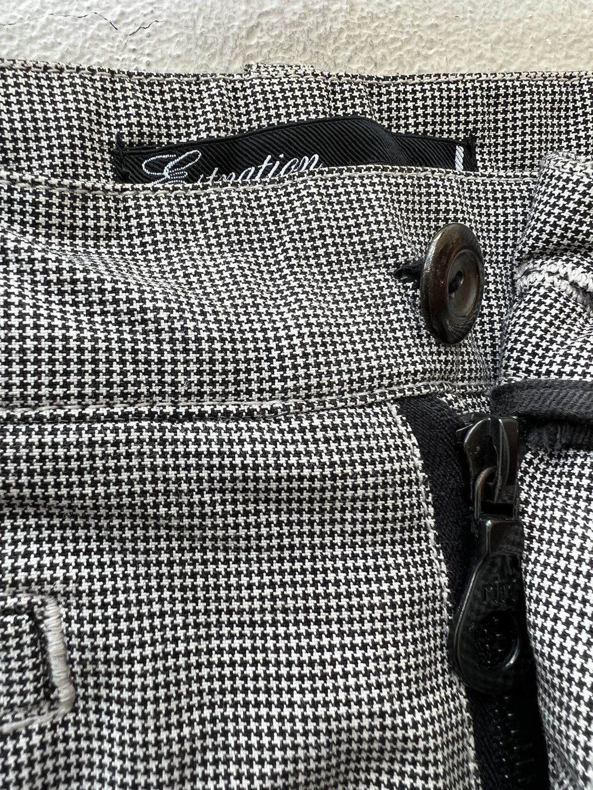 Vintage Estnation Japan Houndstooth Cargo Trouser Pant Size US 30 / EU 46 - 8 Thumbnail