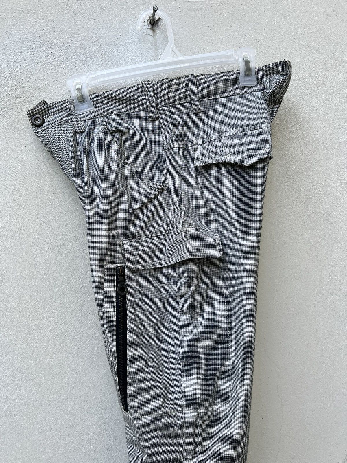 Vintage Estnation Japan Houndstooth Cargo Trouser Pant Size US 30 / EU 46 - 20 Thumbnail