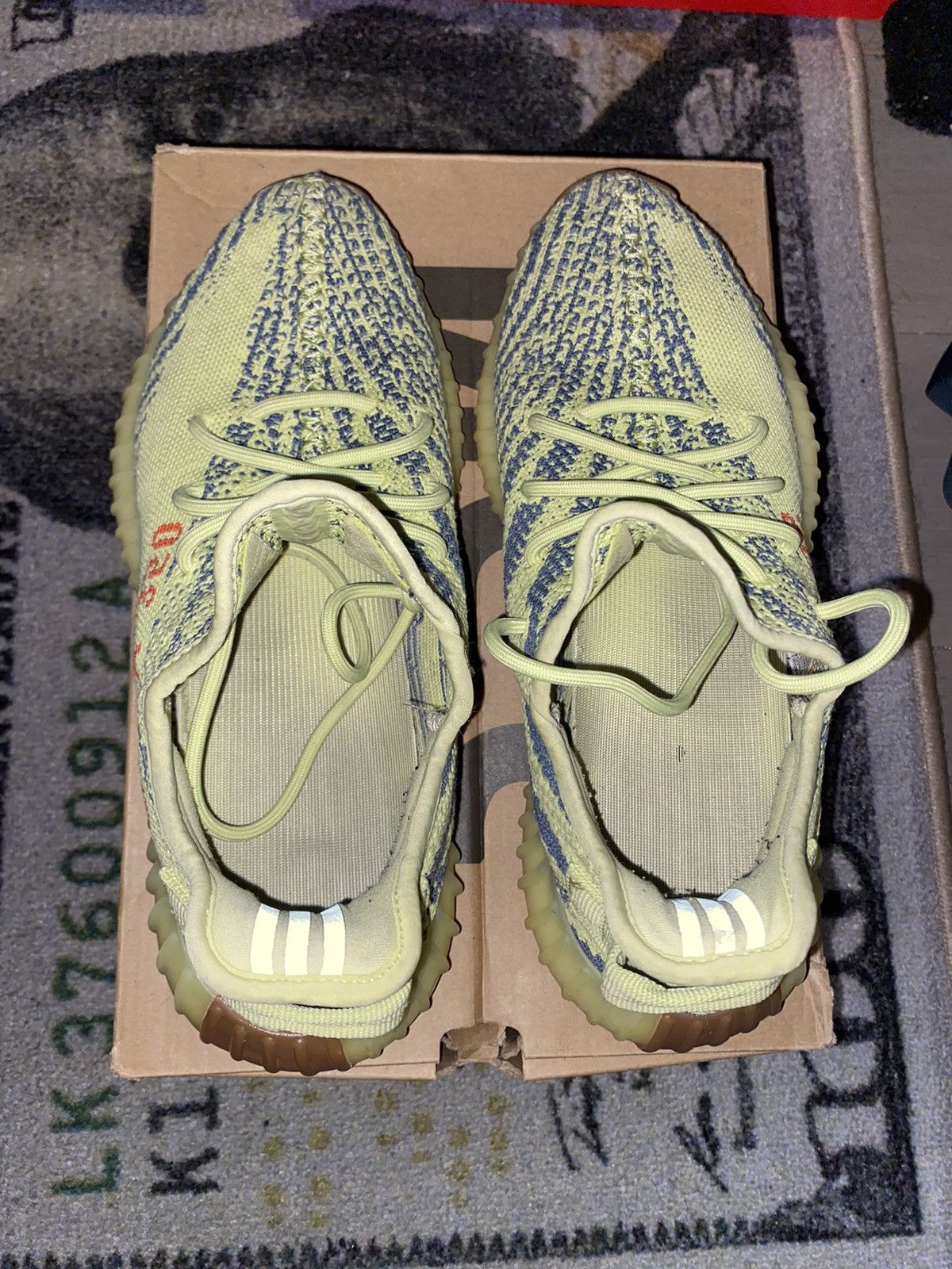 Adidas × Kanye West Adidas Yeezy Boost 350 V2 Semi Frozen Yellow Size US 9 / EU 42 - 5 Thumbnail
