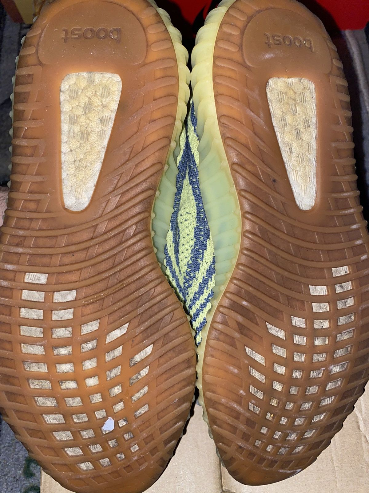 Adidas × Kanye West Adidas Yeezy Boost 350 V2 Semi Frozen Yellow Size US 9 / EU 42 - 6 Thumbnail