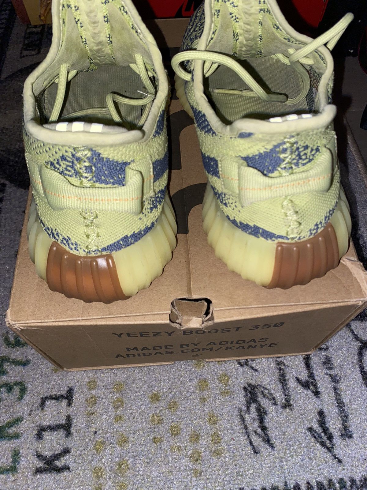 Adidas × Kanye West Adidas Yeezy Boost 350 V2 Semi Frozen Yellow Size US 9 / EU 42 - 4 Thumbnail