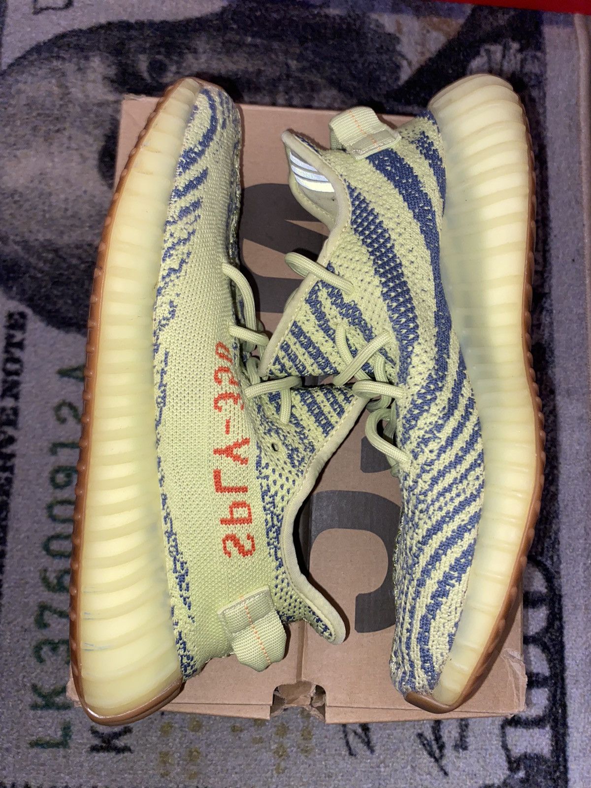 Adidas × Kanye West Adidas Yeezy Boost 350 V2 Semi Frozen Yellow Size US 9 / EU 42 - 2 Thumbnail