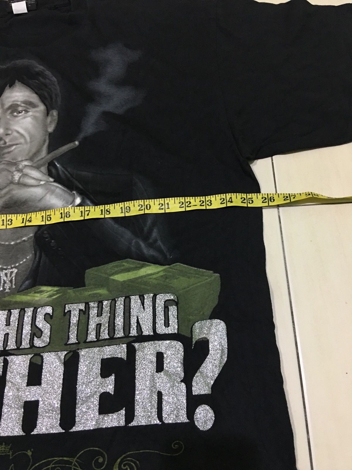Vintage vintage Movie Scarface Mpr Hip Hop Shirt Size US XL / EU 56 / 4 - 6 Thumbnail