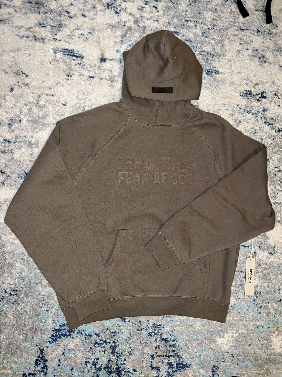 image of Essentials Wood Hoodie, Men's (Size Large)