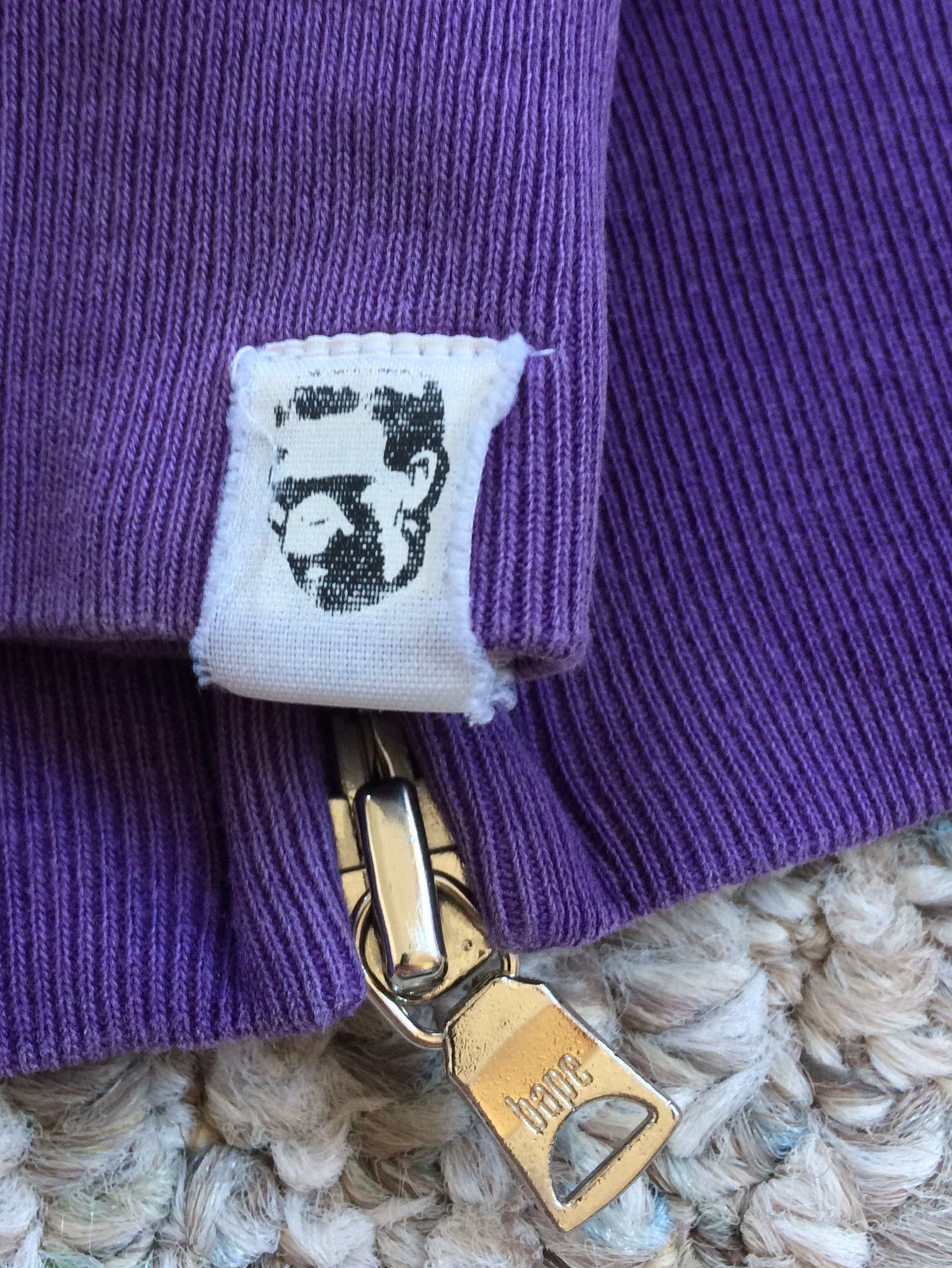 Bape S/S 2006 Bape Purple Camo Shark Hoodie Size US M / EU 48-50 / 2 - 5 Thumbnail