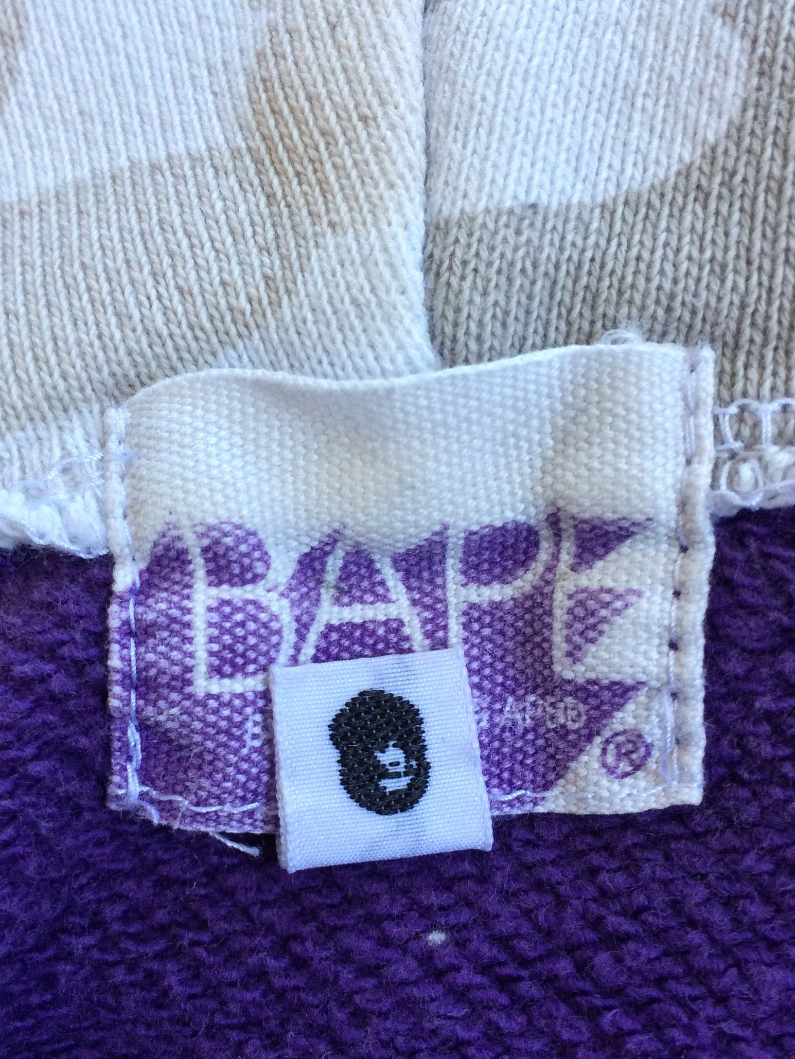 Bape S/S 2006 Bape Purple Camo Shark Hoodie Size US M / EU 48-50 / 2 - 7 Thumbnail